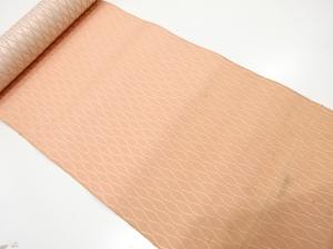 アンティーク　立涌模様織り出し　八寸帯地反物